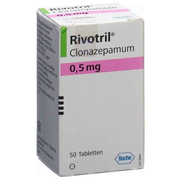 Rivotril Clonazepam 0,5 mg 50 Tabletten